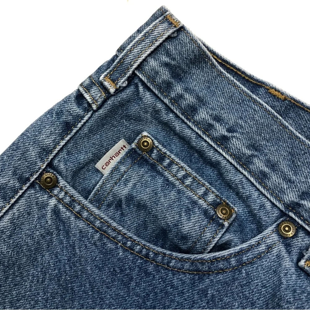 Carhartt 40x30 Straight Fit Heavyweight 5-Pocket Tapered Jean Mens